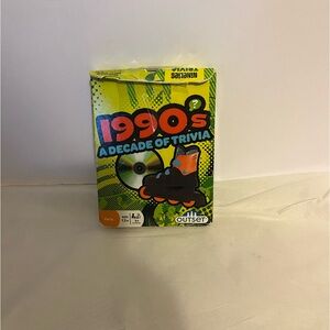 1990’s A DECADE OF TRIVIA CARD GAME BY OUTSET‎